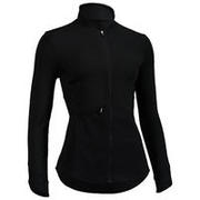 JAKNA ZA KARDIO FITNESS 500 ŽENSKA CRNA