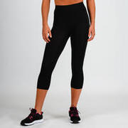 Women's Fitness Cropped Bottoms - Black