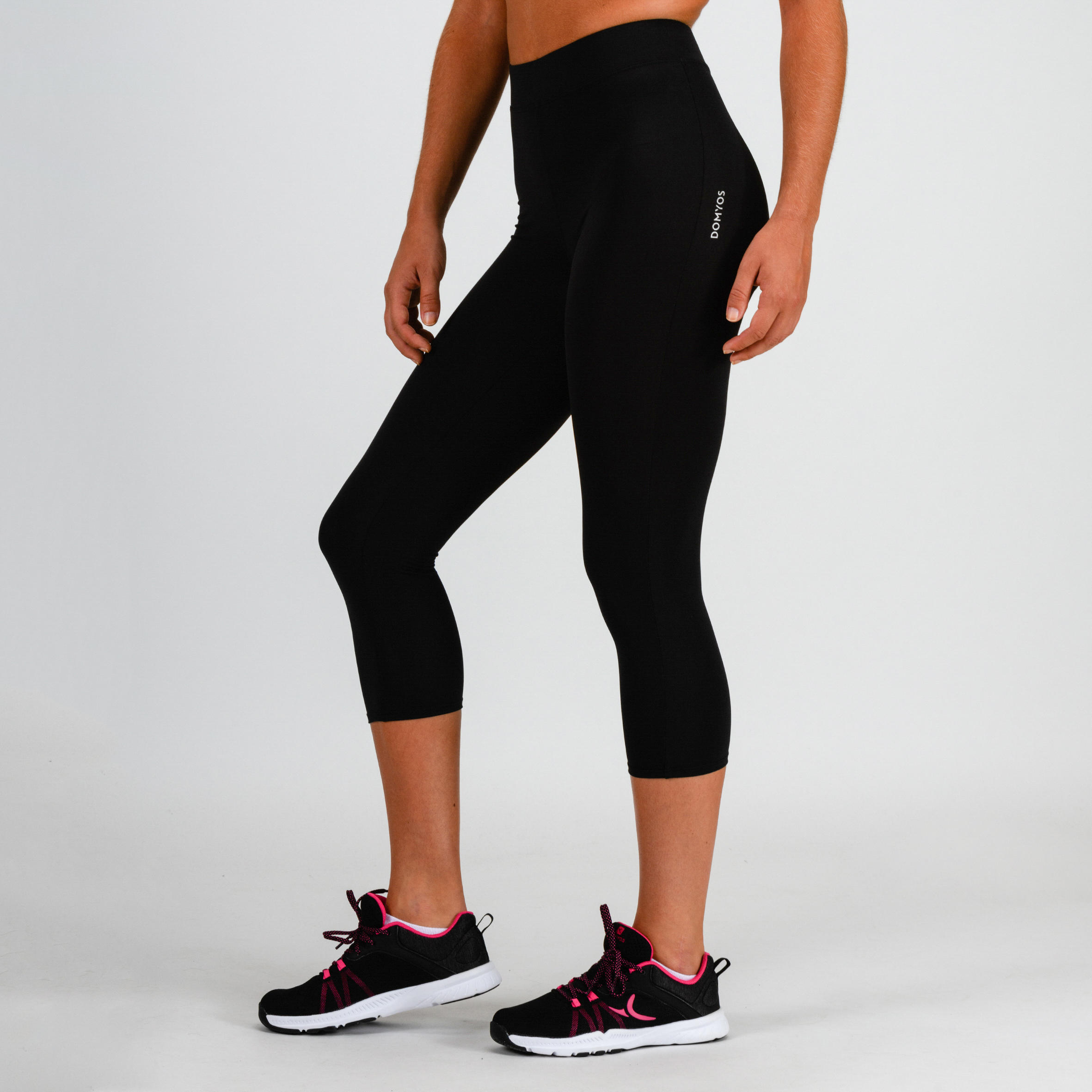 

Women's Fitness Cropped Bottoms - Black