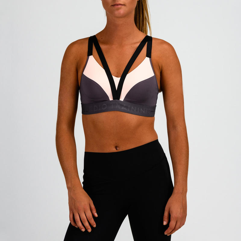 orange sports bra