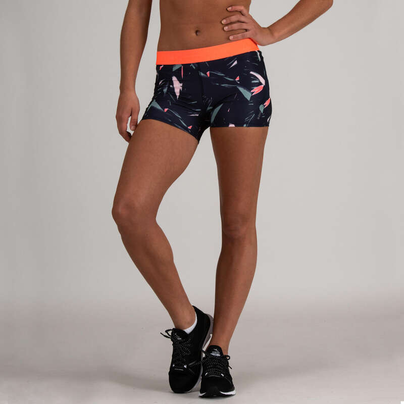 FITNESS CARDIO CONFIRMED WOMAN CLOTHING - FST 500 Shorts - Navy Blue DOMYOS