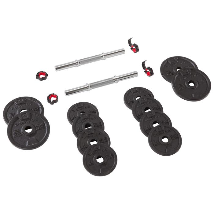 Kit haltères 20 kg musculation Domyos Decathlon