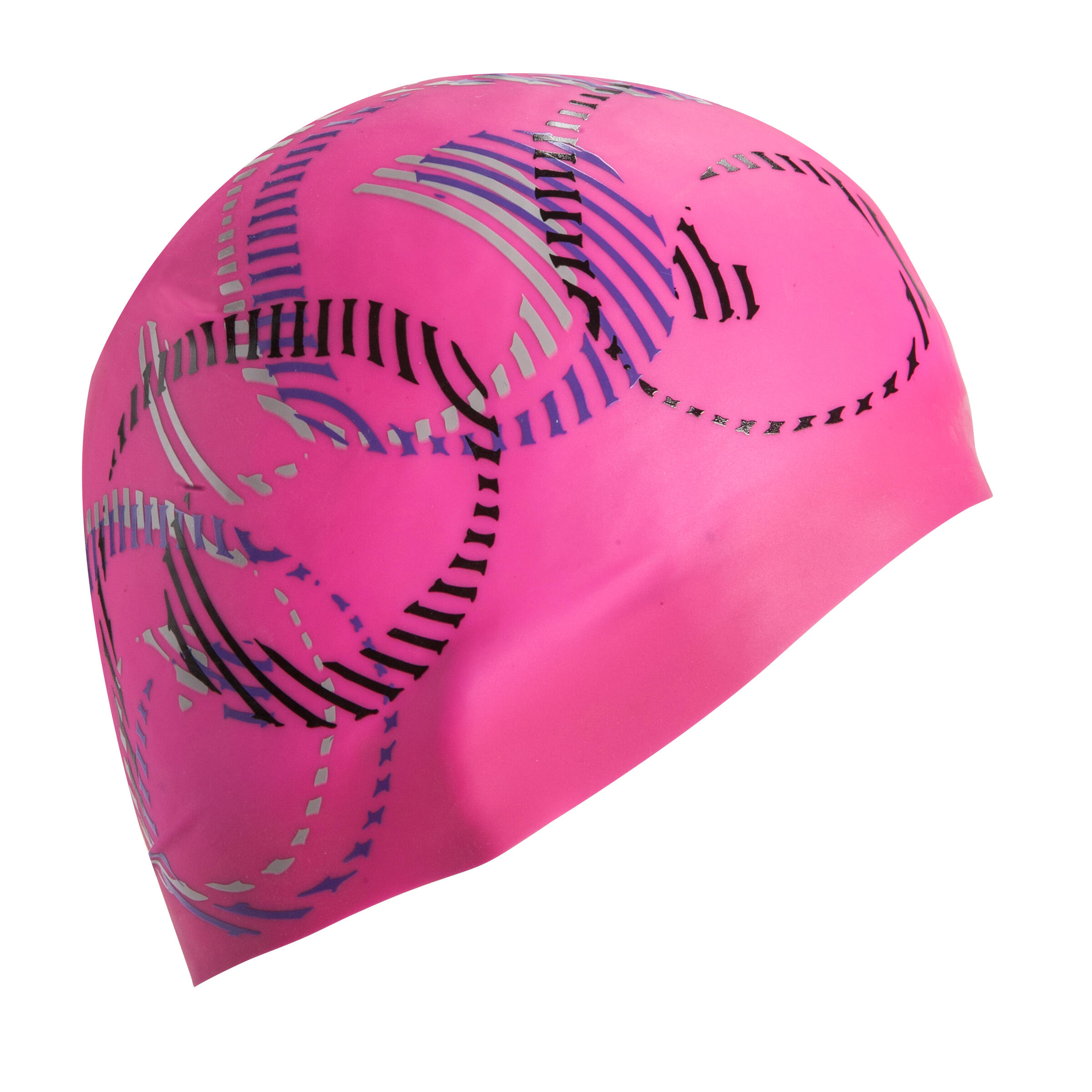 SCROLLS SILICONE SWIM CAP 3/8