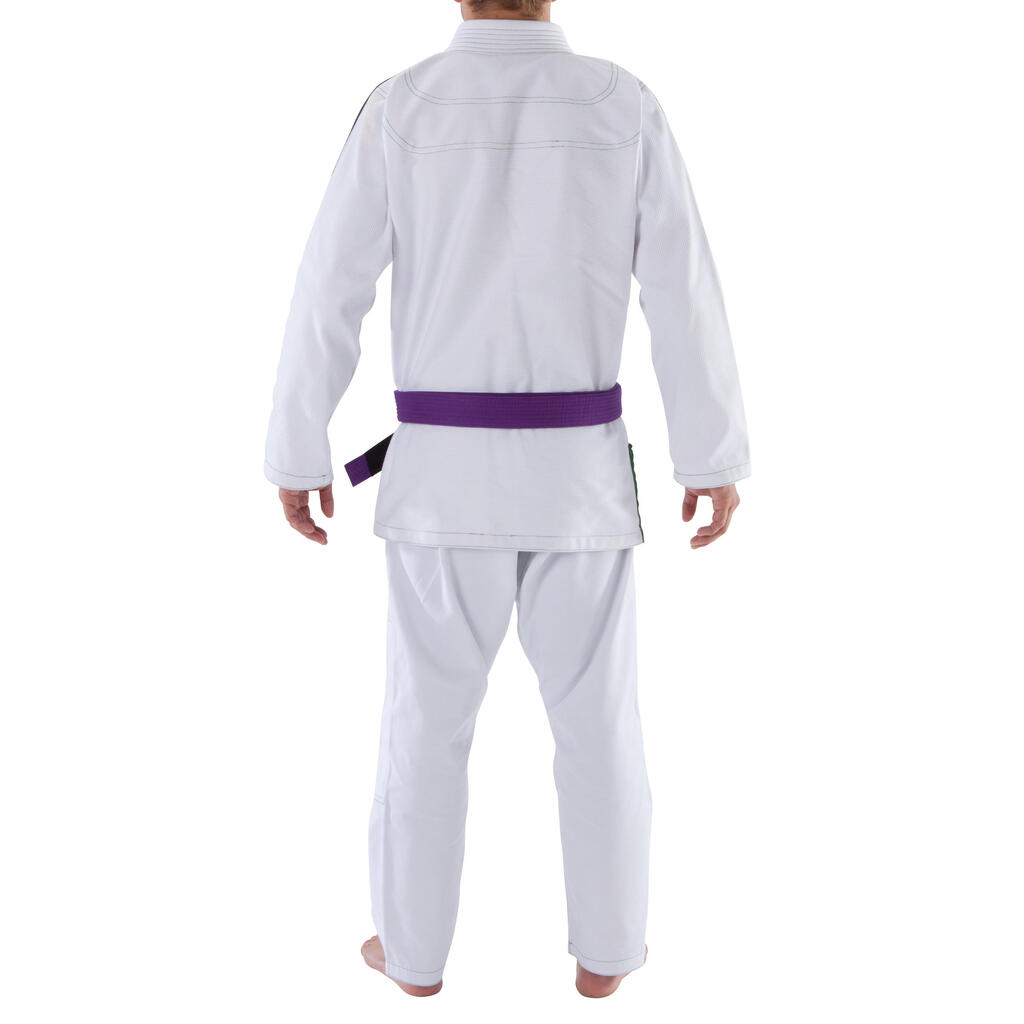 Kampfsportanzug Jiu-Jitsu - 500 weiss