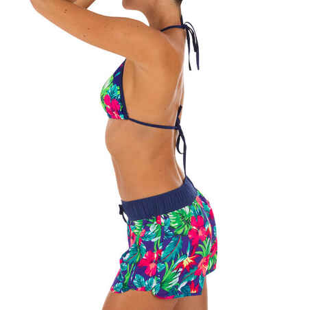 Women's boardshorts with elasticated waistband and drawstring TINI BORA