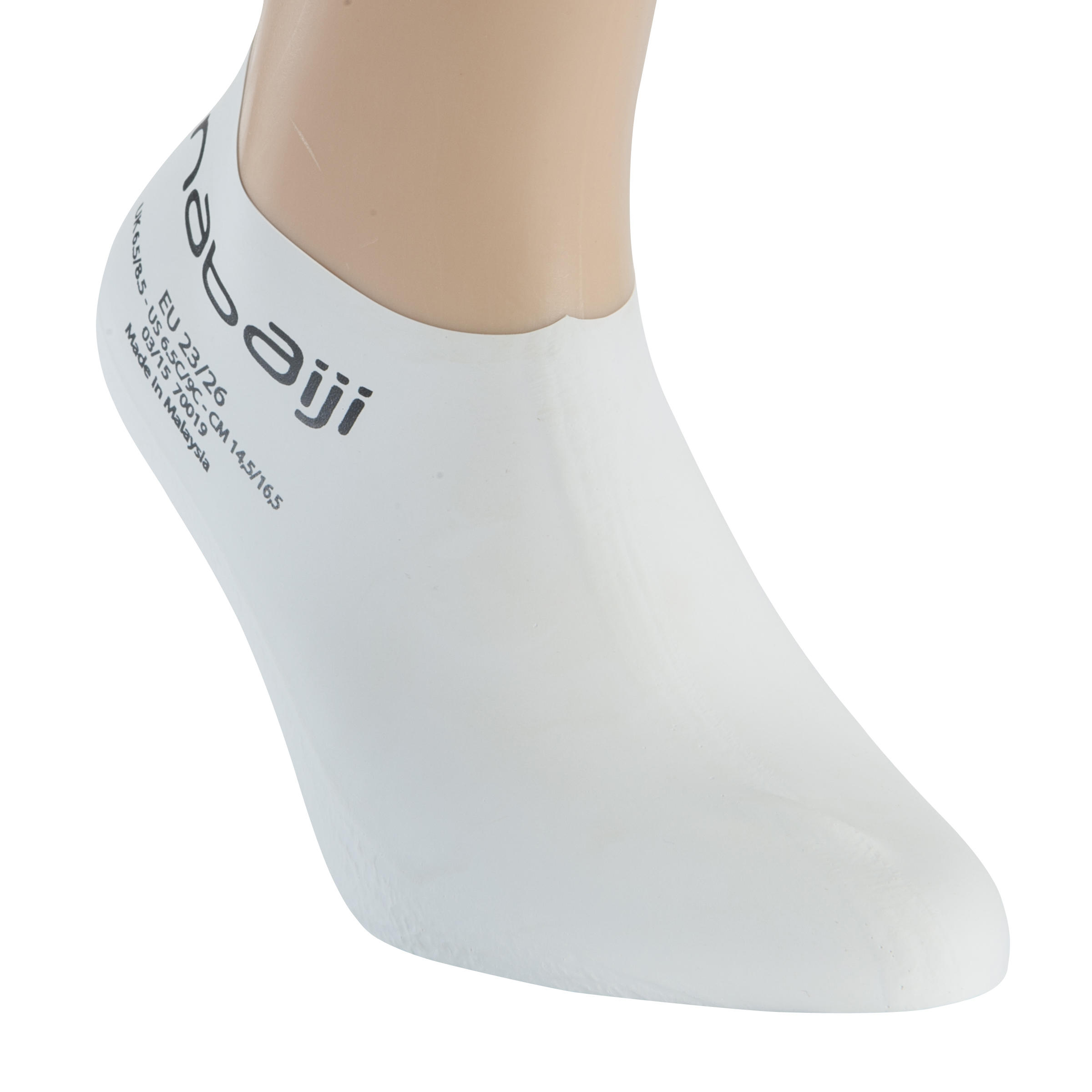 Aquasocken Latex Kinder weiss  1/4