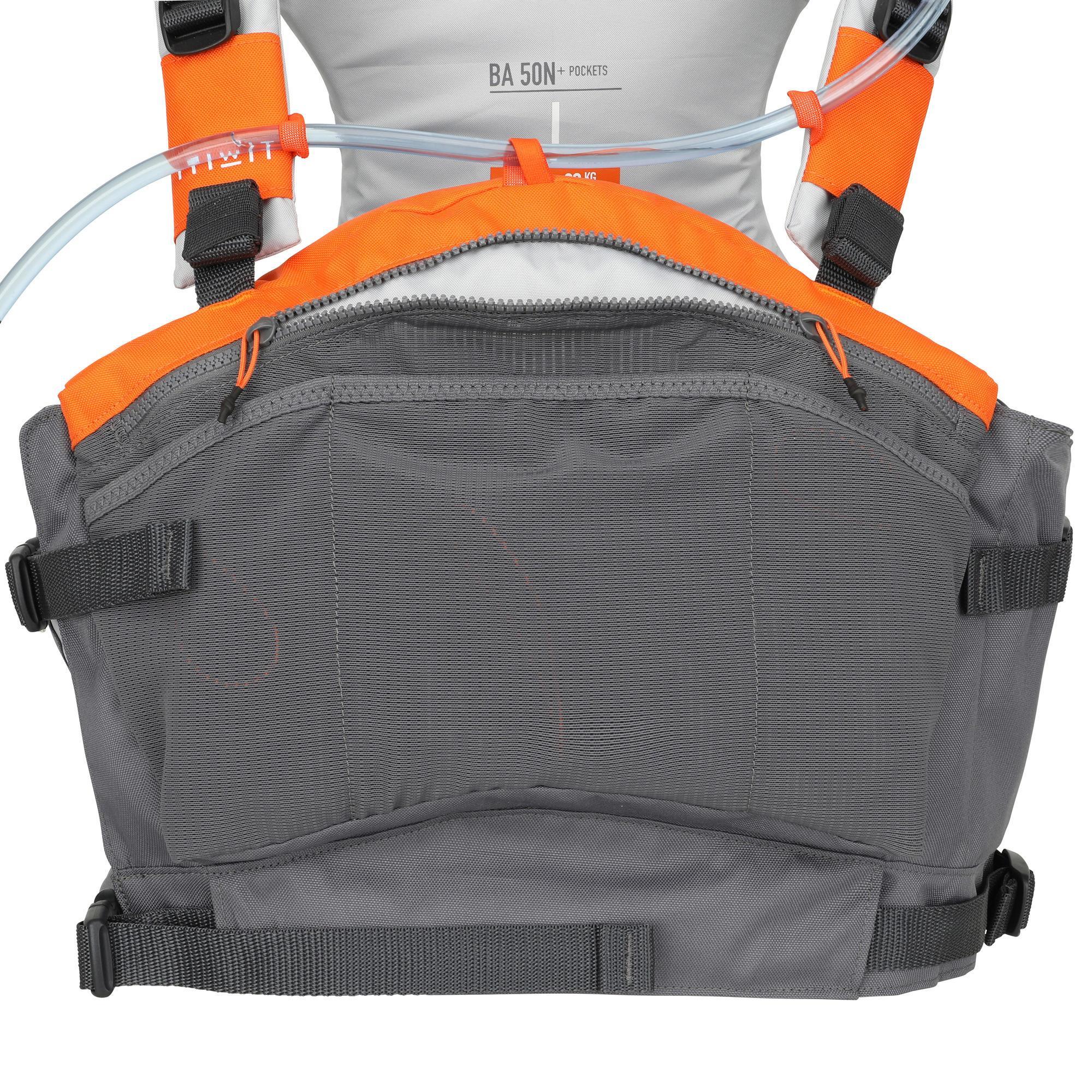 Gilet di aiuto al galleggiamento 50N Canoa Kayak e Stand up paddle con tasche