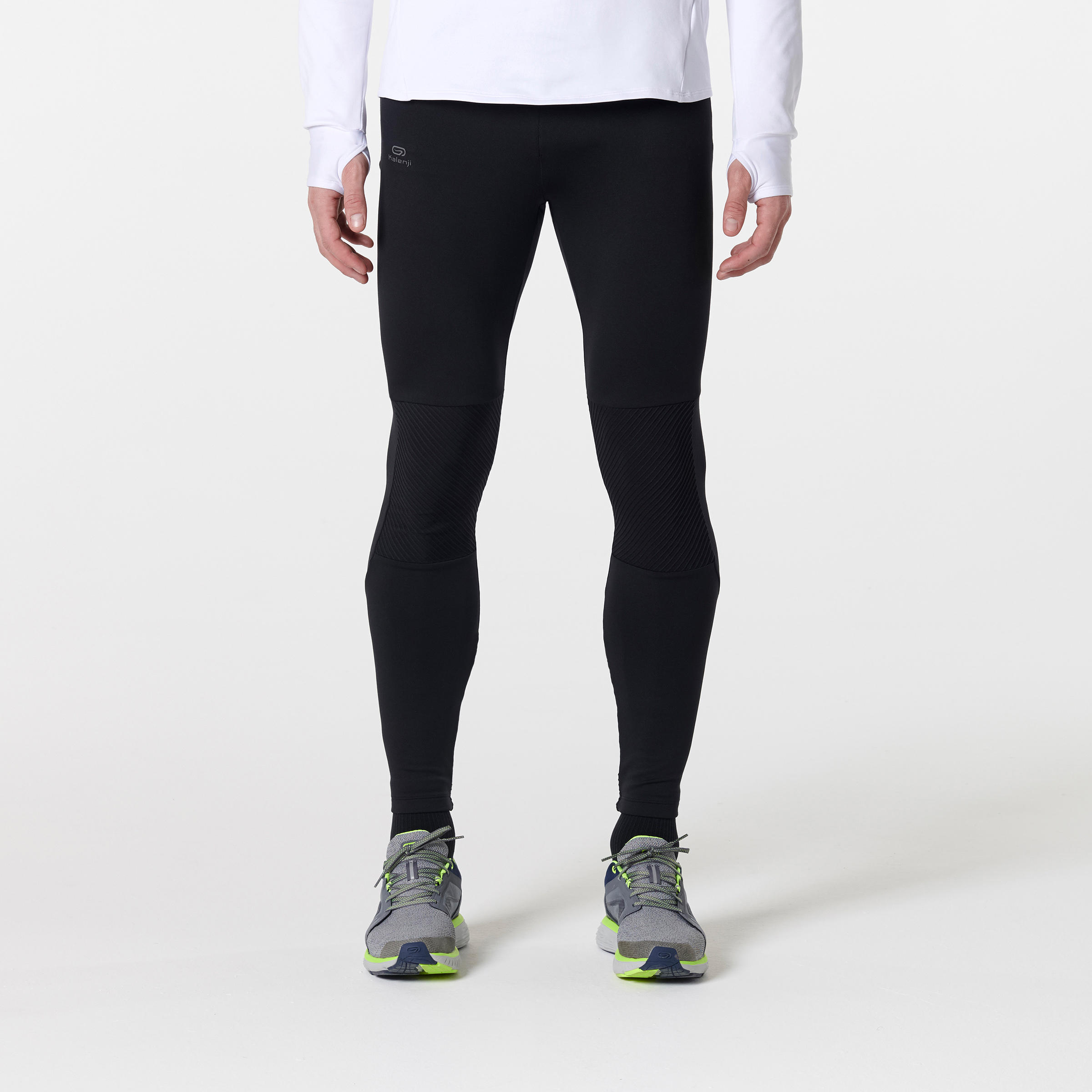 grey running tights
