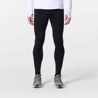 Men's warm running tights - Warm + - Black