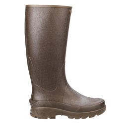 Botas de Agua Katiuskas Caza Solognac 500 Hombre Reforzada Neopreno 4mm  Marron SOLOGNAC | Decathlon