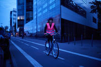 500 Adult Hi-Vis Cycling Gillet - EN1150 Pink