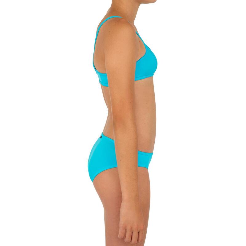 Meisjes bikini Bali 100 topje zonder sluiting blauw