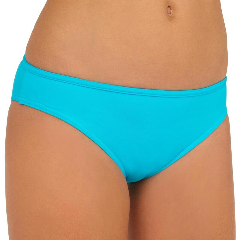 Bikini voor surfen meisjes Bali 100 topje zonder sluiting blauw