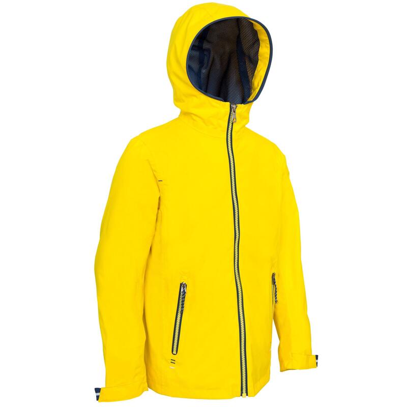 兒童款防水航海雨衣100－黃色