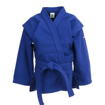 Куртка для самбо 50 детская синяя Sambo