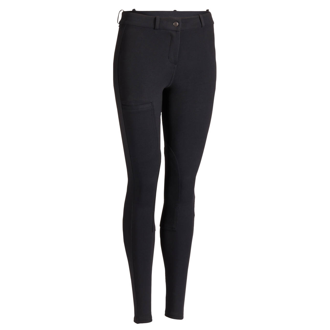 Women's Horse Riding Jodhpurs 100 - Black