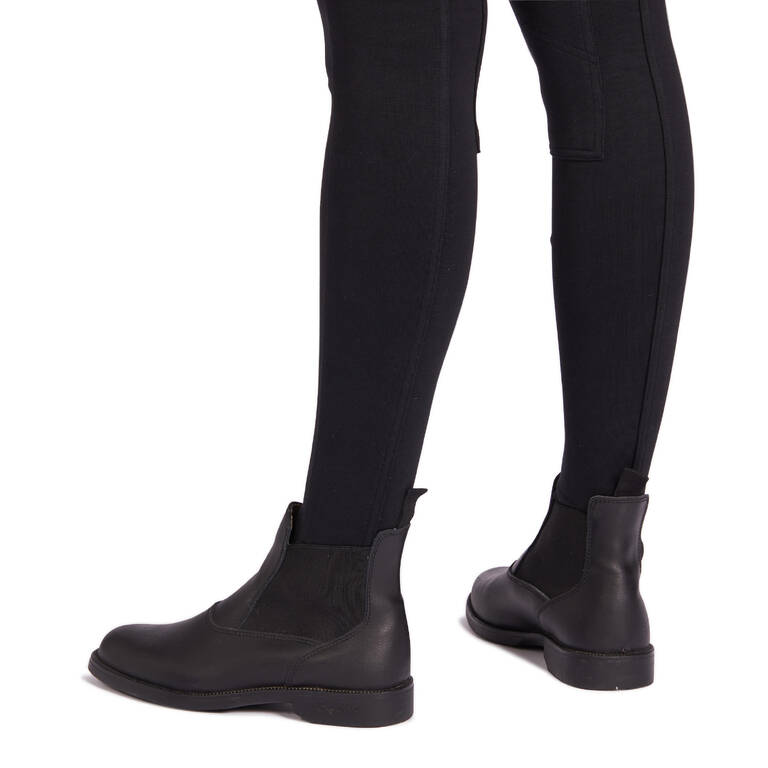 Women's Horse Riding Jodhpurs 100 - Black