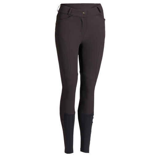 
      560 Jump Women's Horse Riding Silicone Patch Jodhpurs - Black
  