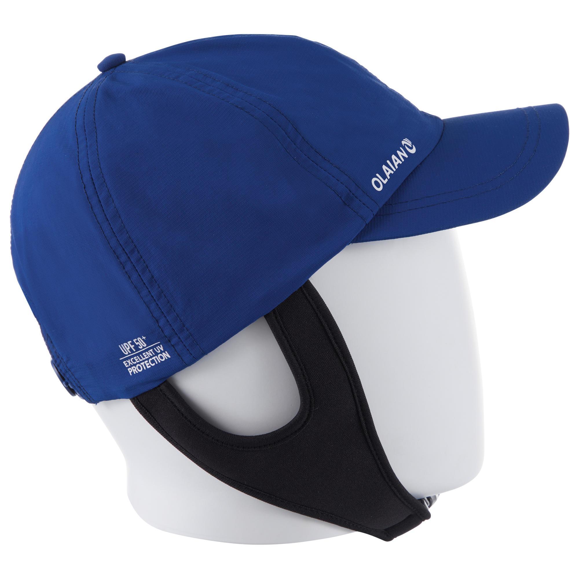 Children's anti-UV surf cap blue