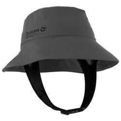 Sombrero de surf hombre gris Protección ultravioleta Olaian