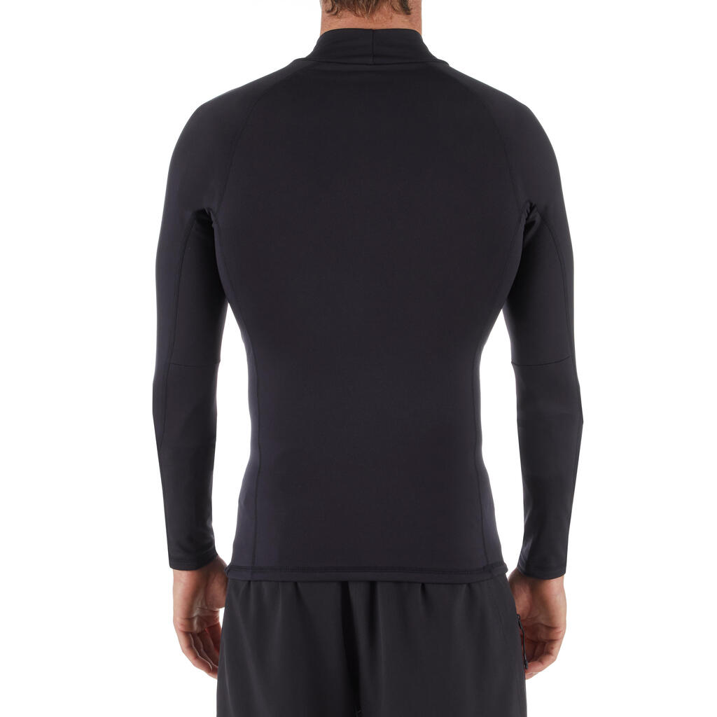 Top polaire surf 900 Homme manches longues - Noir