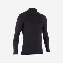 Top polaire surf 900 Homme manches longues - Noir