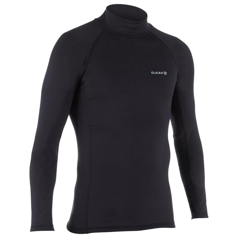 Bluză surf anti-UV 900 UPF50+ Negru Bărbați