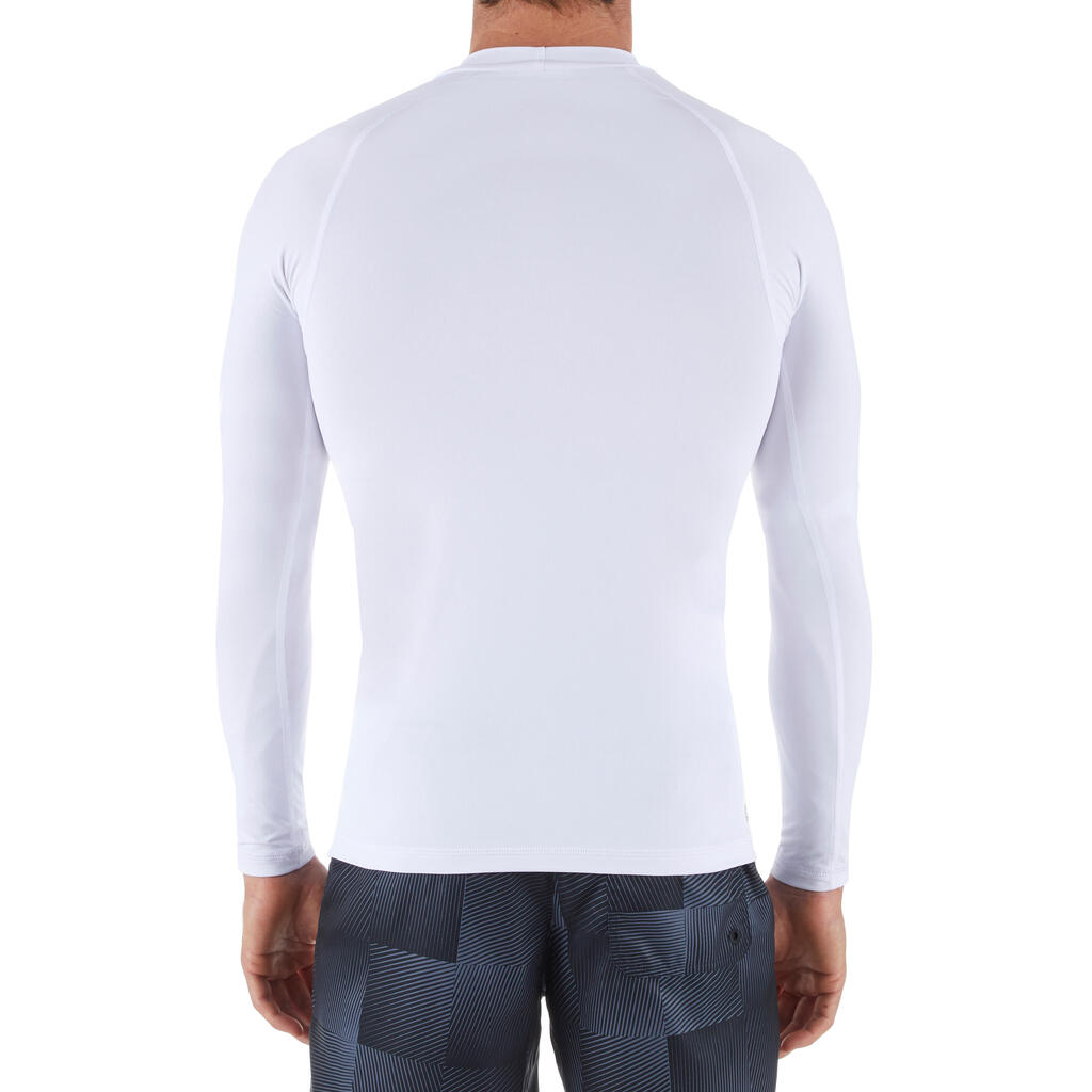 Pánske tričko Top 100 s ochranou proti UV žiareniu s dlhým rukávom sivé