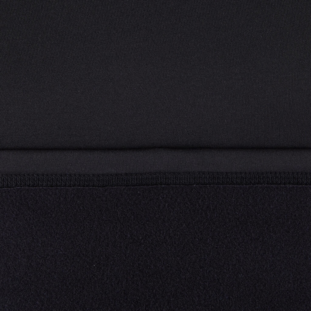Top polaire surf 900 Homme manches courtes - Noir