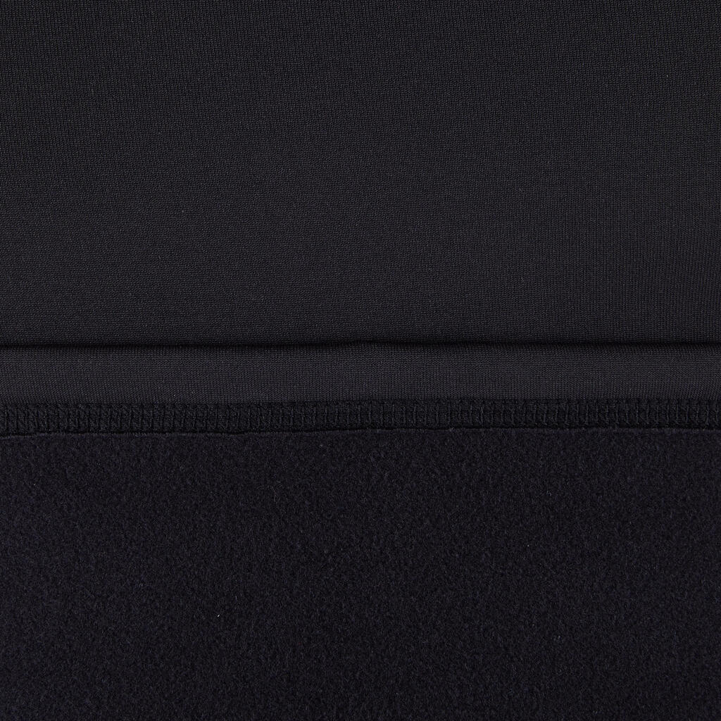 Vīriešu termo flīsa sērfošanas T krekls ar īsām piedurknēm “900”, melns
