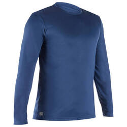 Men's long-sleeved UV-protection water T-shirt slate blue 