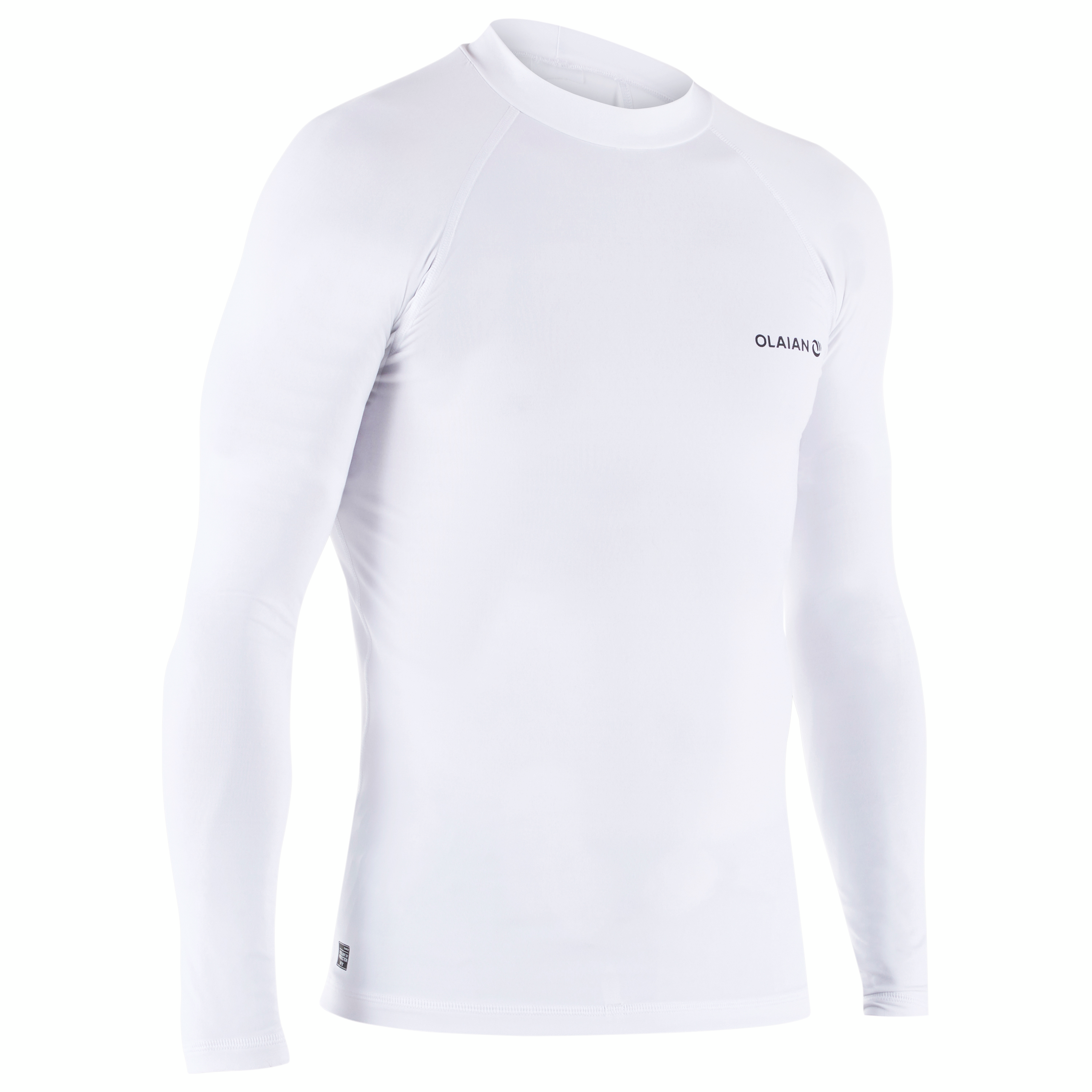 Tee Shirt anti UV surf top 100 manches longues homme blanc