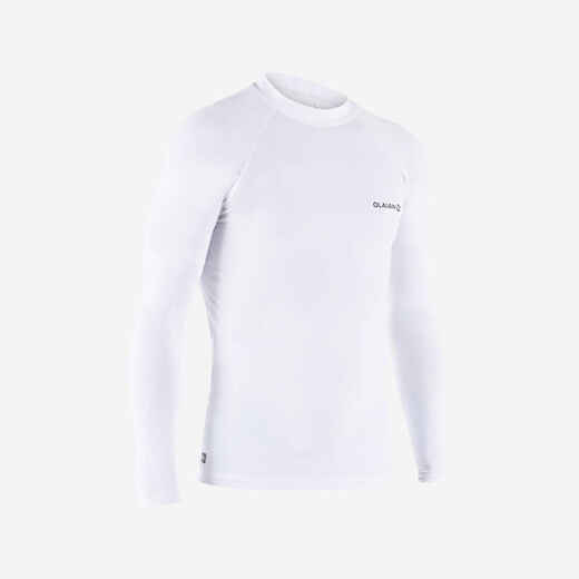 
      POLERA ANTI-UV SURF HOMBRE 100 BLANCO MANGA LARGA
  