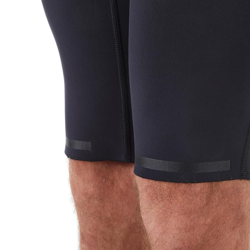 Combinaison Surf shorty 900 Néoprène No Zip Homme noire Manches Courtes