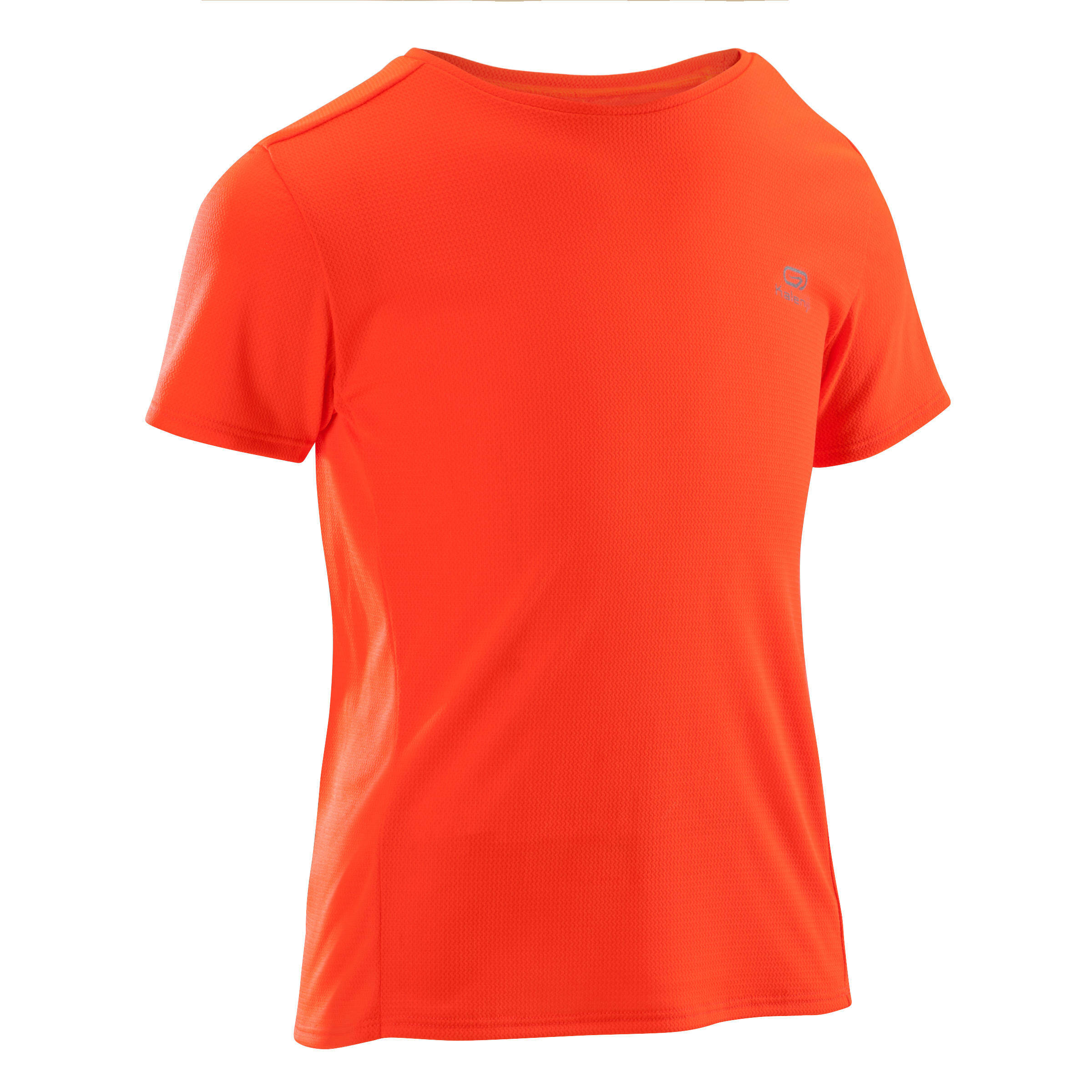 Run Dry children's athletics T-shirt neon red -  1