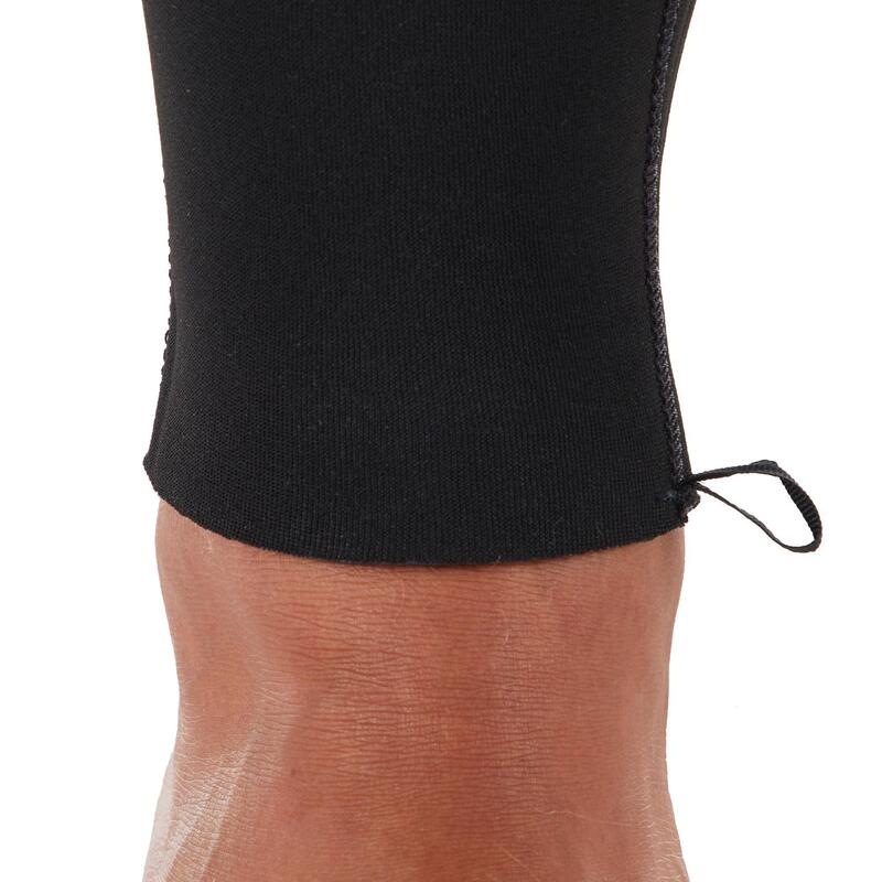 100 Neopren Kaplamalı Wetsuit - 4/3 mm - Erkek - Siyah