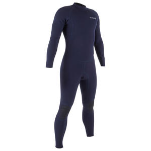 Neopreno surf Hombre agua templada 2/2 mm 100 azul