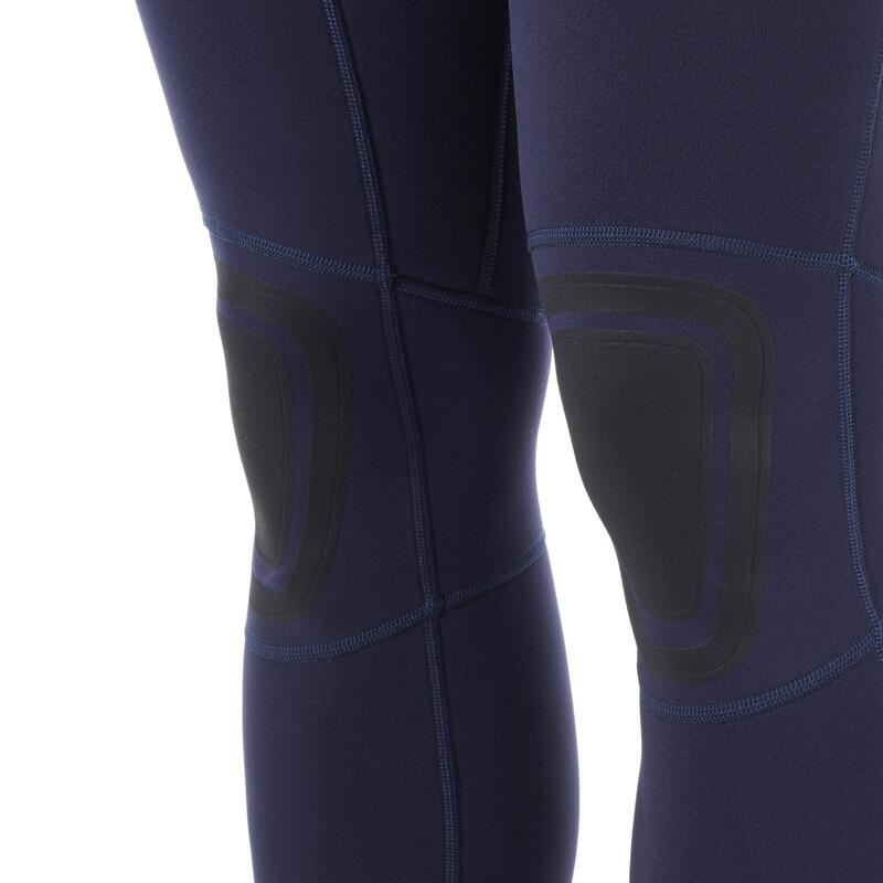 Wetsuit voor heren 100 neopreen 2/2 mm blauw