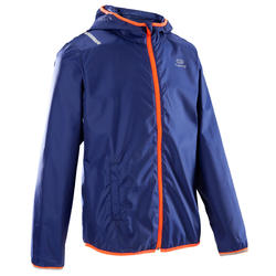 COUPE VENT ATHLÉTISME ENFANT BLEU ROUGE FLUO