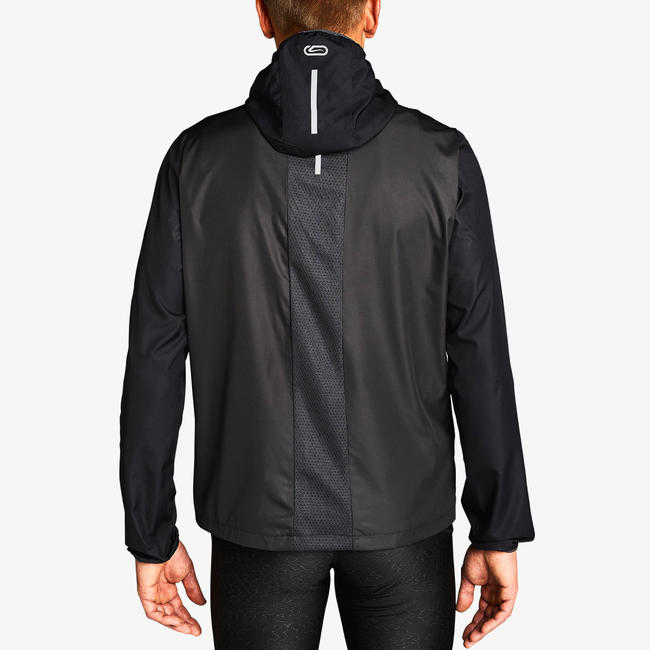 RUN WIND MEN'S RUNNING WINDPROOF JACKET - BLACK