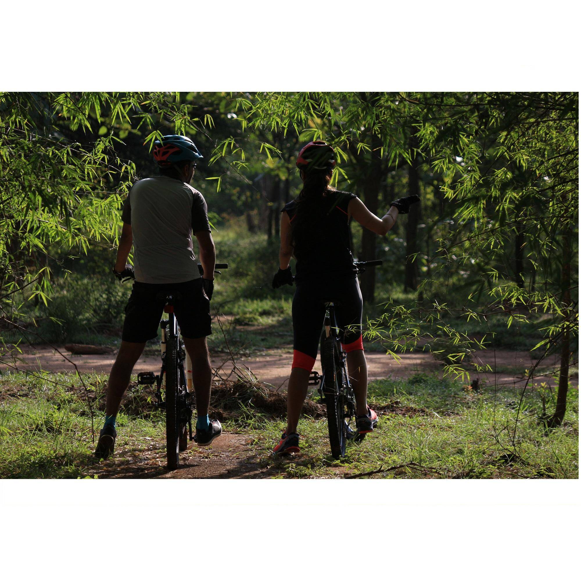 ROCKRIDER ST100 MOUNTAIN BIKE - BLACK -  3
