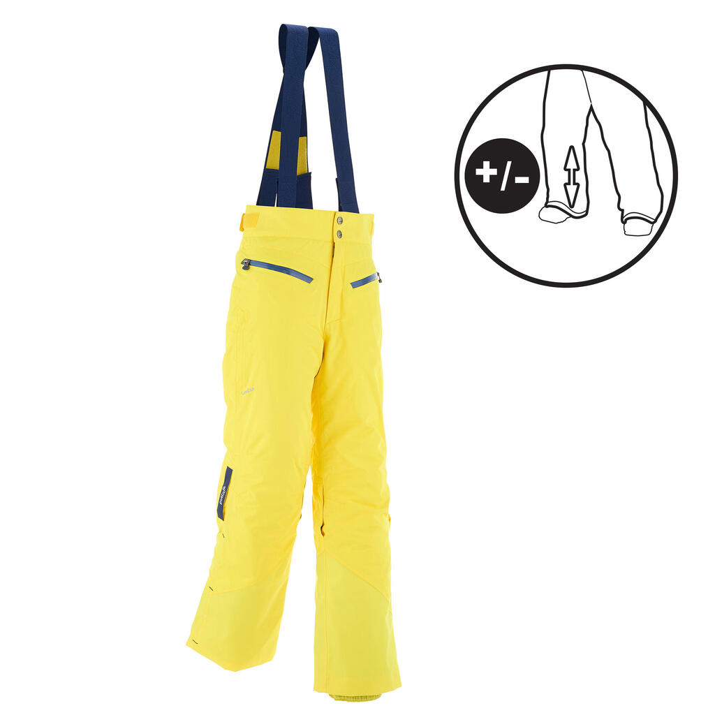 Skihose Piste 900 PNF Kinder schwarz