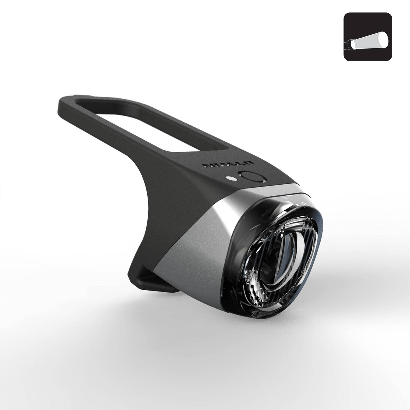 FL 900 Lampu Sepeda LED USB Depan - Hitam