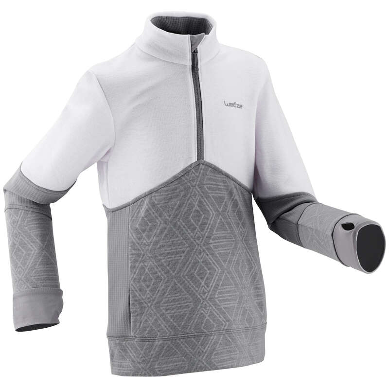 BOY SKI BASELAYER & PULL - Mid Warm 300 JR Liner Jacket WEDZE