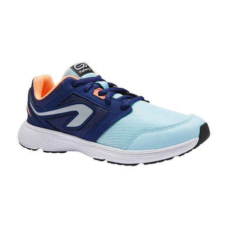 RUN SUPPORT CHILDREN'S ATHLETICS SHOES WITH LACES BLUE CORAL