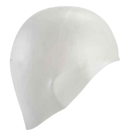 SILICONE SWIM CAP - WHITE