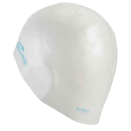 SILICONE SWIM CAP - WHITE