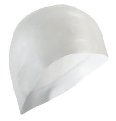 500 SILICONE SWIM CAP WHITE
