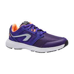 CHAUSSURES ATHLETISME ENFANT RUN SUPPORT LACETS VIOLETTES CORAILS
