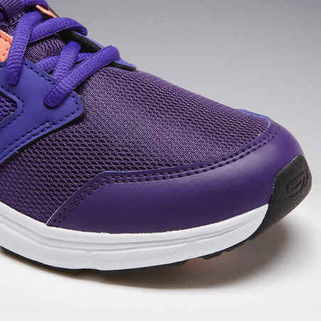 RUN SUPPORT CHILDREN'S ATHLETICS SHOES WITH LACES PURPLE CORAL